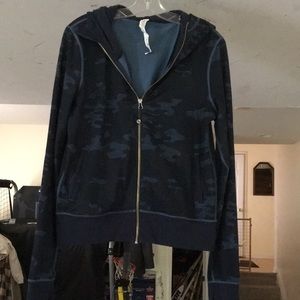 Lululemon blue camo print jacket
